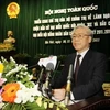 越共总书记、国会主席、选举委员会主席阮富仲在会议开幕上发表讲话